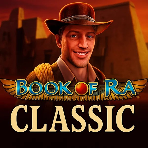 Book of Ra Classic logo by Novomatic at PiperSpin Casino