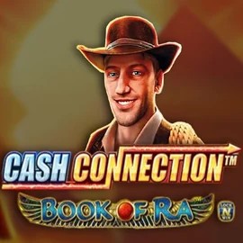 Cash Connection Book Of Ra slot logo by Novomatic at PiperSpin Casino