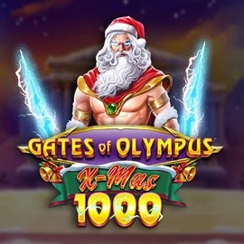 Gates of Olympus Xmas 1000 online game logo by Pragmatic Play on piper-spin.eu