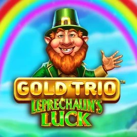 Gold Trio Leprechaun's Luck logo by Playtech at PiperSpin Casino