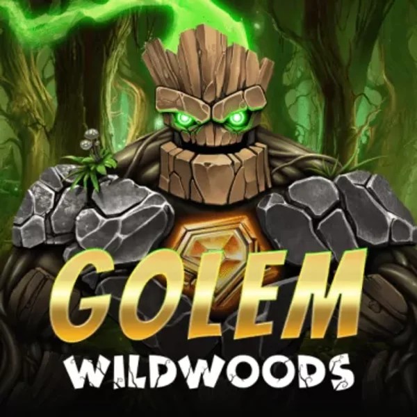 Golem Wildwoods slot logo by BF Games at PiperSpin Casino