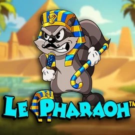 Le Pharaoh online game logo by Hacksaw Gaming on piper-spin.eu