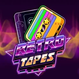 Official Slots logo: Retro Tapes by Push Gaming at PiperSpin Casino