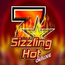 Sizzling Hot Deluxe slot logo by Novomatic at PiperSpin Casino