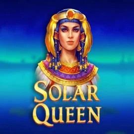 Solar Queen slot logo by Playson at PiperSpin Casino