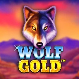 Wolf Gold online game logo by Pragmatic Play on piper-spin.eu